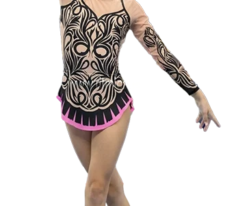 maillot de gimnasia ritmica elegante