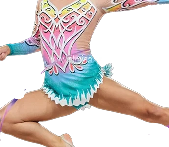 maillot de gimnasia ritmica elegante