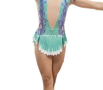 maillot de gimnasia ritmica elegante